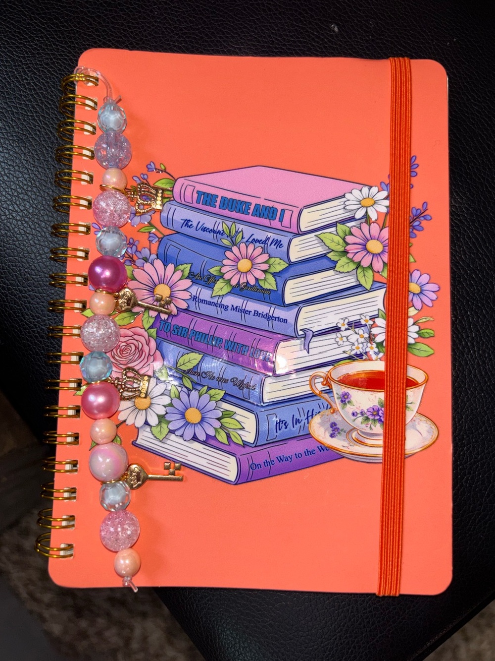 Book Fan girl vibes handcrafted notebook - Picture 2 of 3